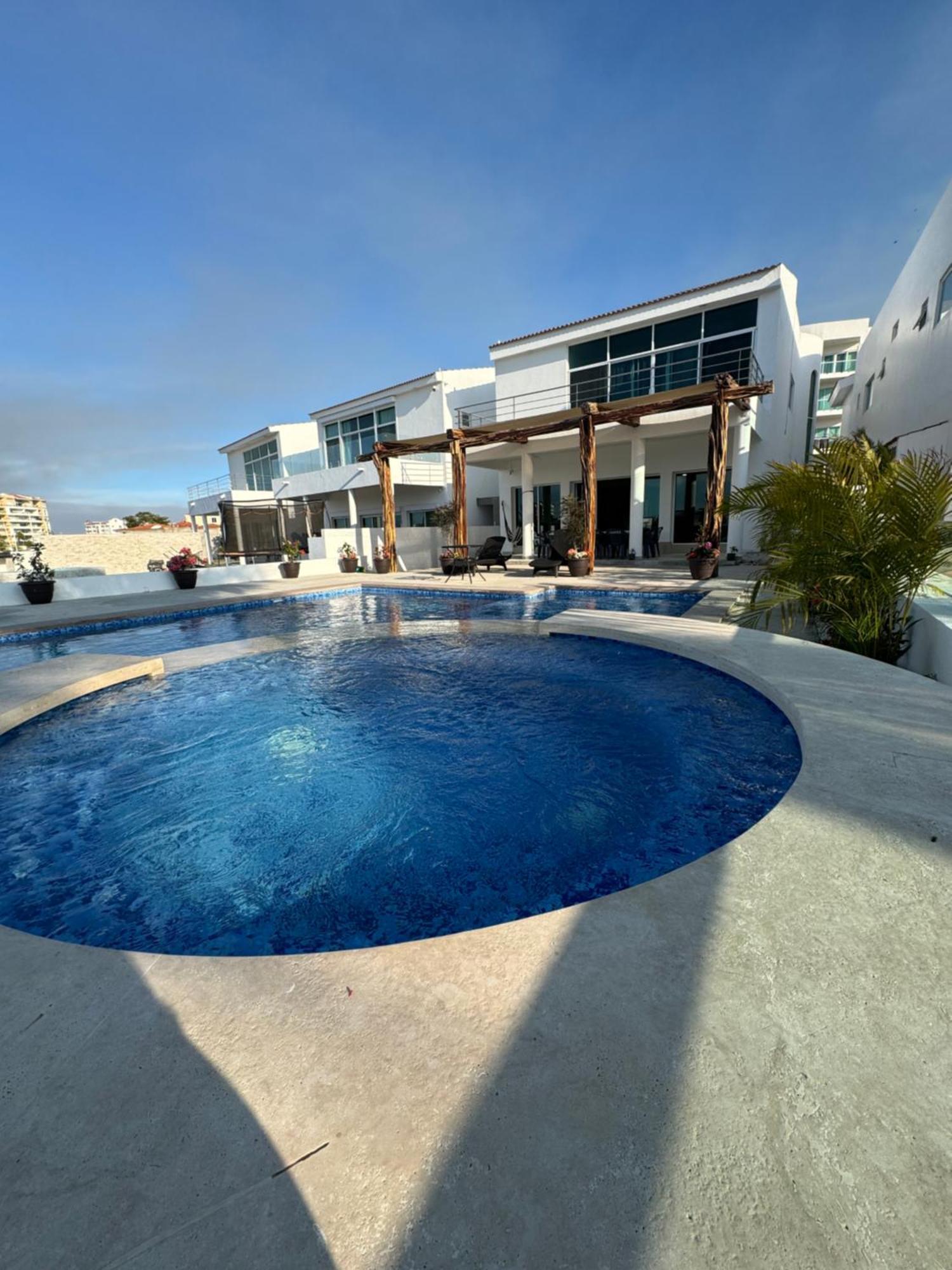 马萨特兰Casa Isla Marina Vista Al Mar 20 Personas别墅 外观 照片